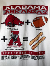 Load image into Gallery viewer, 1993 Bama Vs Arkansas "This Piggy Should Have Stayed Home!" Game Day T-Shirt Medium