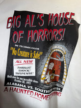 Load image into Gallery viewer, 1993 Bama Vs Southern Miss "Big Al's House of Horrors" Game Day T-Shirt Medium