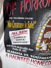 Load image into Gallery viewer, 1993 Bama Vs Southern Miss "Big Al's House of Horrors" Game Day T-Shirt Medium