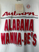 Load image into Gallery viewer, 1994 Iron Bowl "Alabama Wanna-Be's" White Game Day T-Shirt Medium