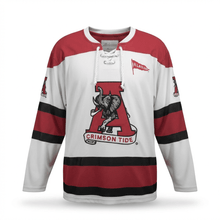 Load image into Gallery viewer, Alabama Vintage Crimson Tide Hockey Jersey - Alabama VTG