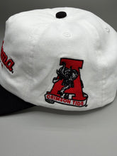 Load image into Gallery viewer, Crimson Tide Script Hat – Puff Embroidery (Black/White) - Alabama VTG