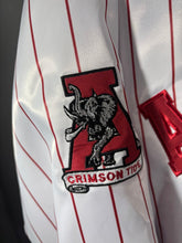 Load image into Gallery viewer, Pinstripe Collection – White Alabama Bomber Jacket (Vol. 2) - Alabama VTG