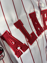 Load image into Gallery viewer, Pinstripe Collection – White Alabama Bomber Jacket (Vol. 2) - Alabama VTG