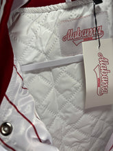 Load image into Gallery viewer, Pinstripe Collection – White Alabama Bomber Jacket (Vol. 2) - Alabama VTG