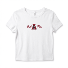 Load image into Gallery viewer, Roll Tide White Baby Tee - Alabama VTG