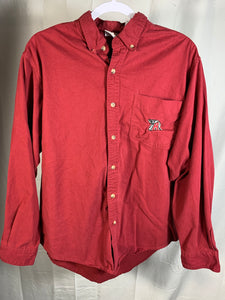 Vintage Alabama Red Oak Button Down Shirt Large