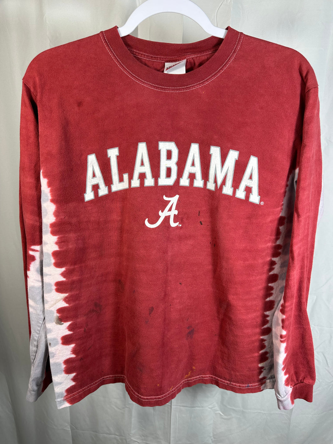 Vintage Alabama Tie Dye Long Sleeve T-Shirt Medium