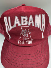 Load image into Gallery viewer, Vintage Alabama Crimson Trucker SnapBack Hat
