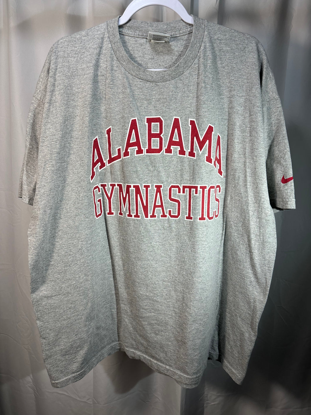 Vintage Nike X Alabama Gymnastics Grey T-Shirt XL