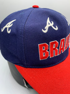 Vintage Atlanta Braves Wrap Around Snapback Hat