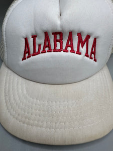 Vintage Alabama White Trucker SnapBack Hat