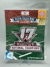 Load image into Gallery viewer, 17 National Champs Official Collector Patch - Alabama VTG
