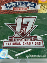Load image into Gallery viewer, 17 National Champs Official Collector Patch - Alabama VTG
