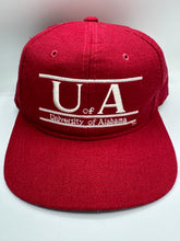 Load image into Gallery viewer, Vintage Alabama X The Game Split Bar SnapBack Hat

