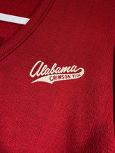 Load image into Gallery viewer, 1970's Alabama X Artex Crimson V Neck Sweater Small - Alabama VTG
