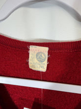 Load image into Gallery viewer, 1970's Alabama X Artex Crimson V Neck Sweater Small - Alabama VTG
