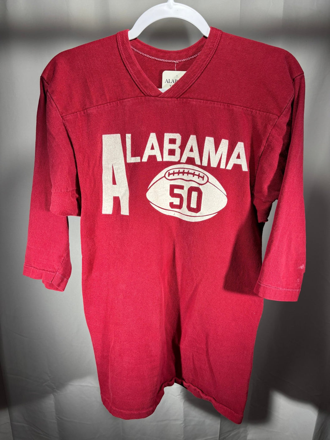 1970's Alabama X Russell 3/4 Sleeves Shirt Youth Medium - Alabama VTG