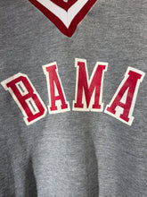Load image into Gallery viewer, 1970's Alabama X Russell Grey V Neck Sweatshirt Boxy Medium - Alabama VTG

