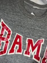 Load image into Gallery viewer, 1970's Bama X Russell Spellout Grey Cropped T-Shirt Youth Medium - Alabama VTG
