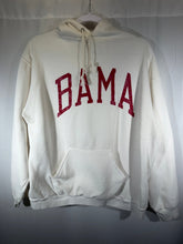 Load image into Gallery viewer, 1970s Bama X Russell White Hoodie Sweatshirt Boxy Medium - Alabama VTG
