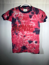 Load image into Gallery viewer, 1970s "Coke adds life to Alabama Football" Coca Cola Rare Tie Dye T-Shirt Youth S/M - Alabama VTG
