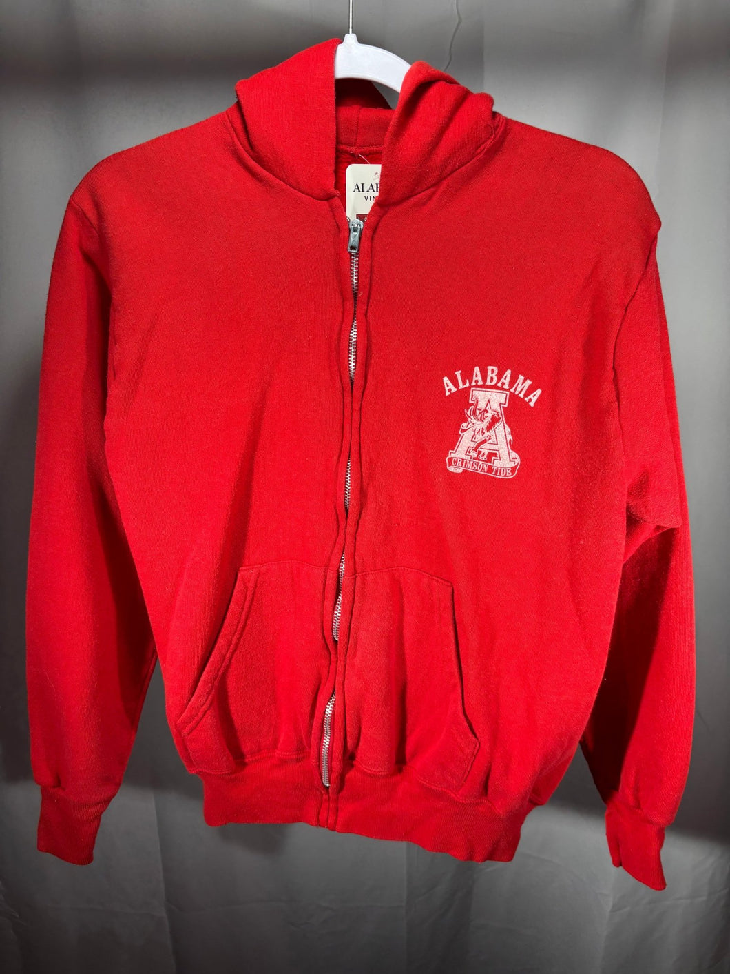 1970's Zip Up Hoodie Jacket XS - Alabama VTG