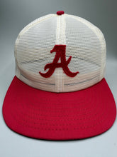 Load image into Gallery viewer, 1970s/80s Bear Bryant Type Alabama Mesh Fitted Hat 7 1/4 - Alabama VTG
