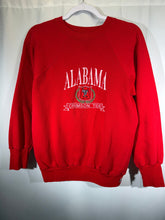 Load image into Gallery viewer, 1980s Alabama Embroidered Red Crewneck Sweatshirt Youth XL-Mens XS - Alabama VTG

