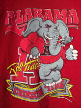 Load image into Gallery viewer, 1980s Alabama X Jerzees Big Al Red Crewneck Sweatshirt Medium - Alabama VTG
