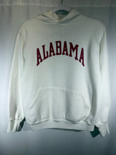 Load image into Gallery viewer, 1980's Alabama X Russell White Hoodie Sweatshirt Youth Large - Alabama VTG
