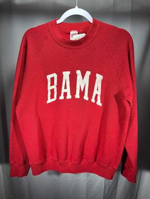 1980s Bama Spellout Crewneck Sweatshirt Medium - Alabama VTG