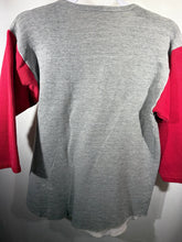 Load image into Gallery viewer, 1980's Bama X Russell Grey/Crimson 3/4 Sleeve Sweatshirt Small - Alabama VTG

