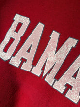 Load image into Gallery viewer, 1980s Bama X Soffe Crimson Spellout Crewneck Sweatshirt Small - Alabama VTG
