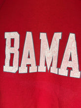 Load image into Gallery viewer, 1980s Bama X Soffe Crimson Spellout Crewneck Sweatshirt Small - Alabama VTG
