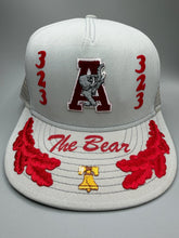 Load image into Gallery viewer, 1980s Bear Bryant Grey Trucker Snapback Hat - Alabama VTG
