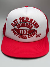 Load image into Gallery viewer, 1980s Crimson Tide Ray Perkins Football Camp Trucker Snapback Hat - Alabama VTG
