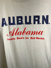 Load image into Gallery viewer, 1980s Iron Bowl Funny Grey T-Shirt Medium - Alabama VTG
