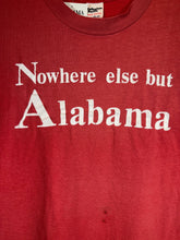 Load image into Gallery viewer, 1980s "Nowhere else but Alabama" Crimson T-Shirt XS - Alabama VTG
