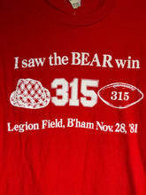 Load image into Gallery viewer, 1981 315th Win Coach Bryant T-Shirt Small - Alabama VTG
