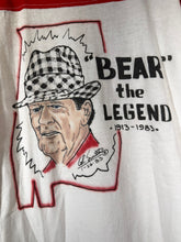 Load image into Gallery viewer, 1983 Bear Bryant Air Brush T-Shirt Youth Large - Alabama VTG
