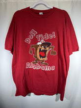 Load image into Gallery viewer, 1986 Warner Bros X Alabama Rare Taz Crimson T-Shirt Large - Alabama VTG
