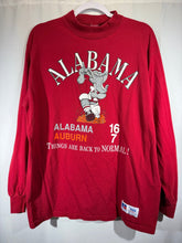 Load image into Gallery viewer, 1990 Iron Bowl Crimson Long Sleeve Shirt Medium - Alabama VTG
