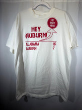 Load image into Gallery viewer, 1990 Iron Bowl White Rare T-Shirt Medium - Alabama VTG
