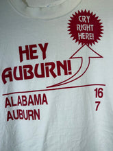 Load image into Gallery viewer, 1990 Iron Bowl White Rare T-Shirt Medium - Alabama VTG
