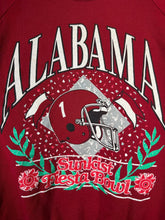 Load image into Gallery viewer, 1991 Sunkist Fiesta Bowl Crimson Crewneck Sweatshirt XS - Alabama VTG
