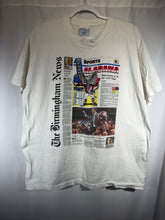 Load image into Gallery viewer, 1992 National Champs Birmingham Newspaper White T-Shirt Medium - Alabama VTG
