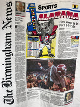 Load image into Gallery viewer, 1992 National Champs Birmingham Newspaper White T-Shirt Medium - Alabama VTG
