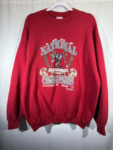 Load image into Gallery viewer, 1992 National Champs Crimson Crewneck Sweatshirt XL - Alabama VTG
