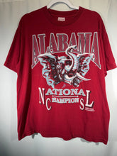 Load image into Gallery viewer, 1992 National Champs Crimson Graphic T-Shirt XL - Alabama VTG
